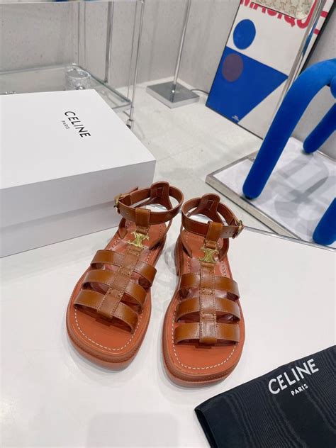 sandales triomphe celine|celine triomphe sandals women.